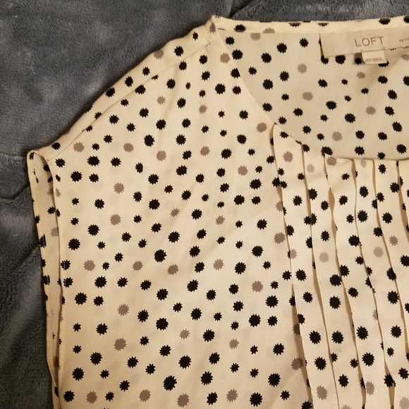 Loft Pleat Front Blouse - Picture 3 of 7